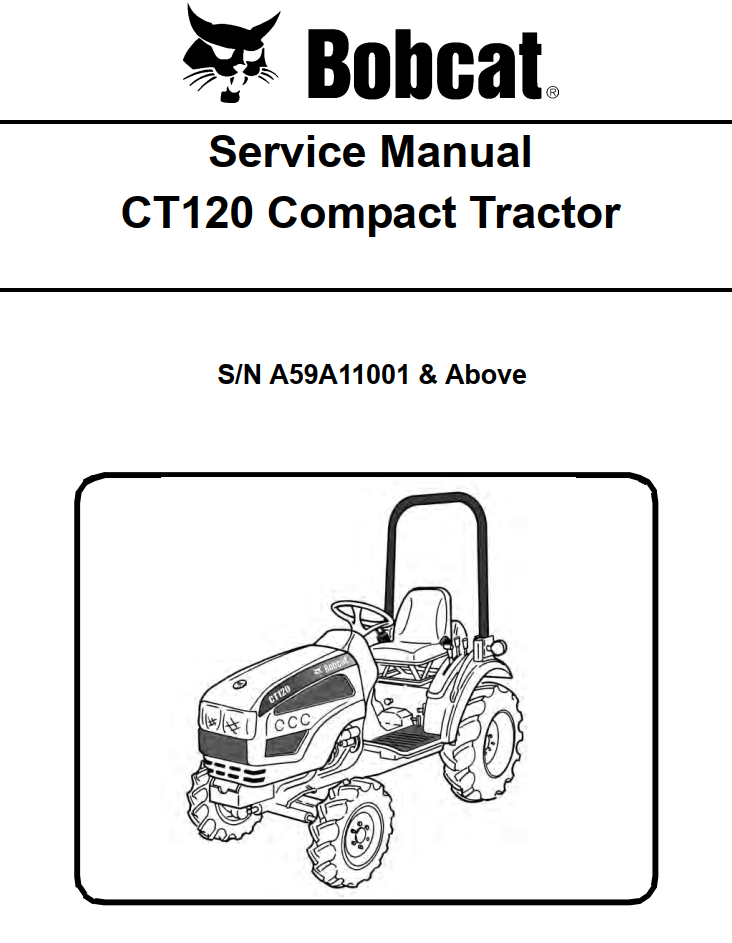 BOBCAT CT120 COMPACT UTILITY TRACTOR