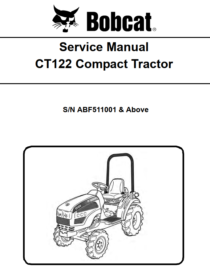 BOBCAT CT122 COMPACT UTILITY TRACTOR