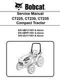 BOBCAT CT225 CT230 CT235 COMPACT TRACTOR