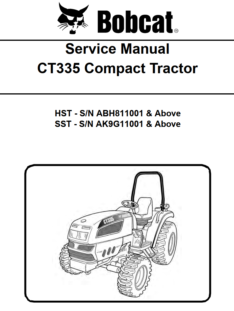 BOBCAT CT235 COMPACT UTILITY TRACTOR