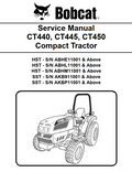 BOBCAT CT440 CT445 CT450 COMPACT TRACTOR