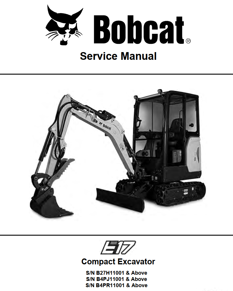 BOBCAT E SERIES E17 COMPACT EXCAVATOR