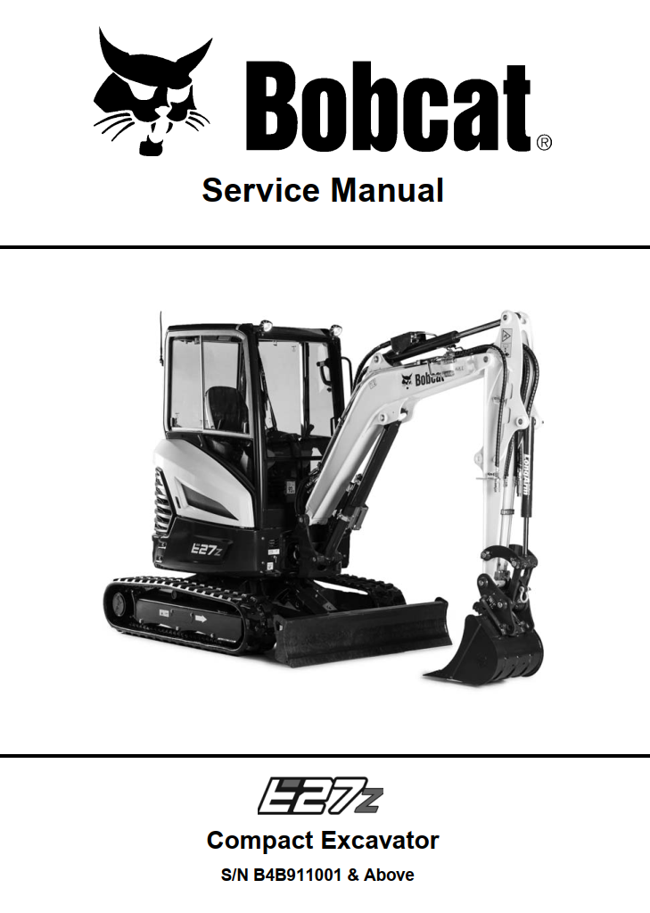 BOBCAT E SERIES E27Z COMPACT EXCAVATOR