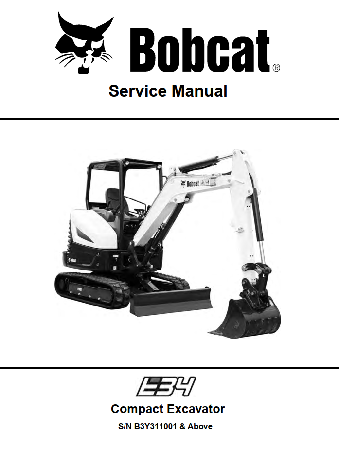 BOBCAT E SERIES E34 COMPACT EXCAVATOR