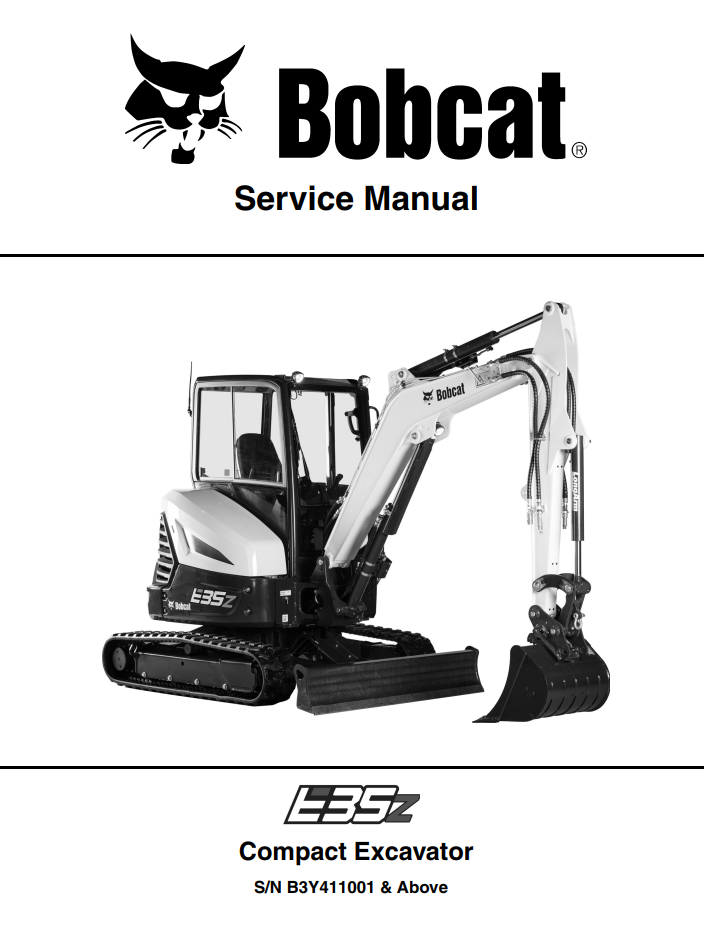 BOBCAT E SERIES E35z COMPACT EXCAVATOR