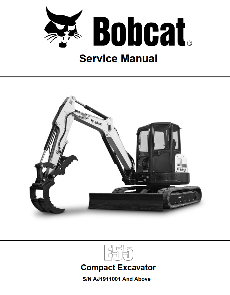BOBCAT E SERIES E55 COMPACT EXCAVATOR