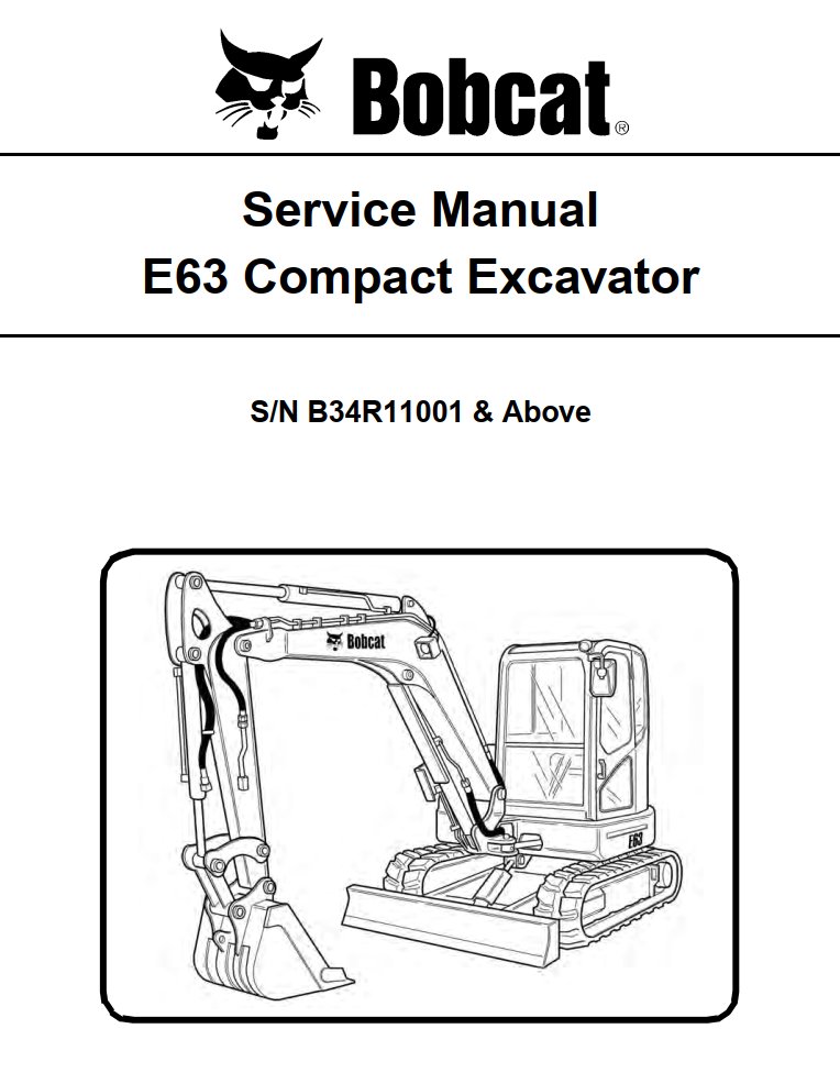 BOBCAT E SERIES E63 COMPACT EXCAVATOR