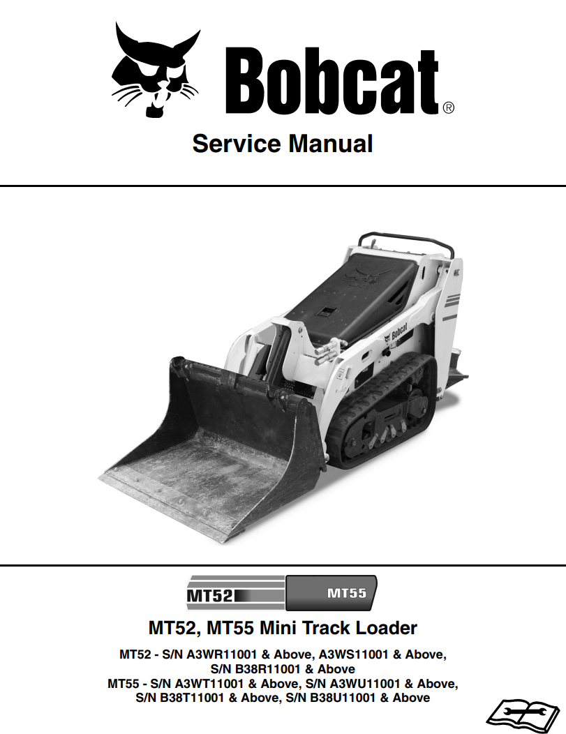 BOBCAT MT52 MT55 MINI TRACK LOADER