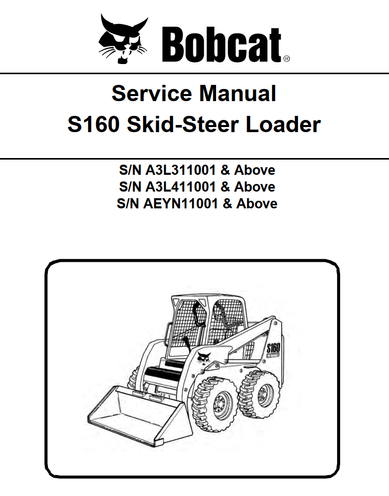 BOBCAT S160 BICS SKID STEER LOADER