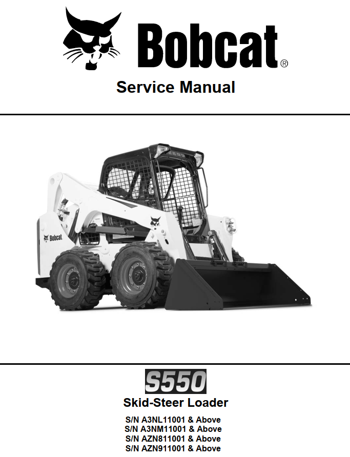 BOBCAT S550 SKID STEER LOADER