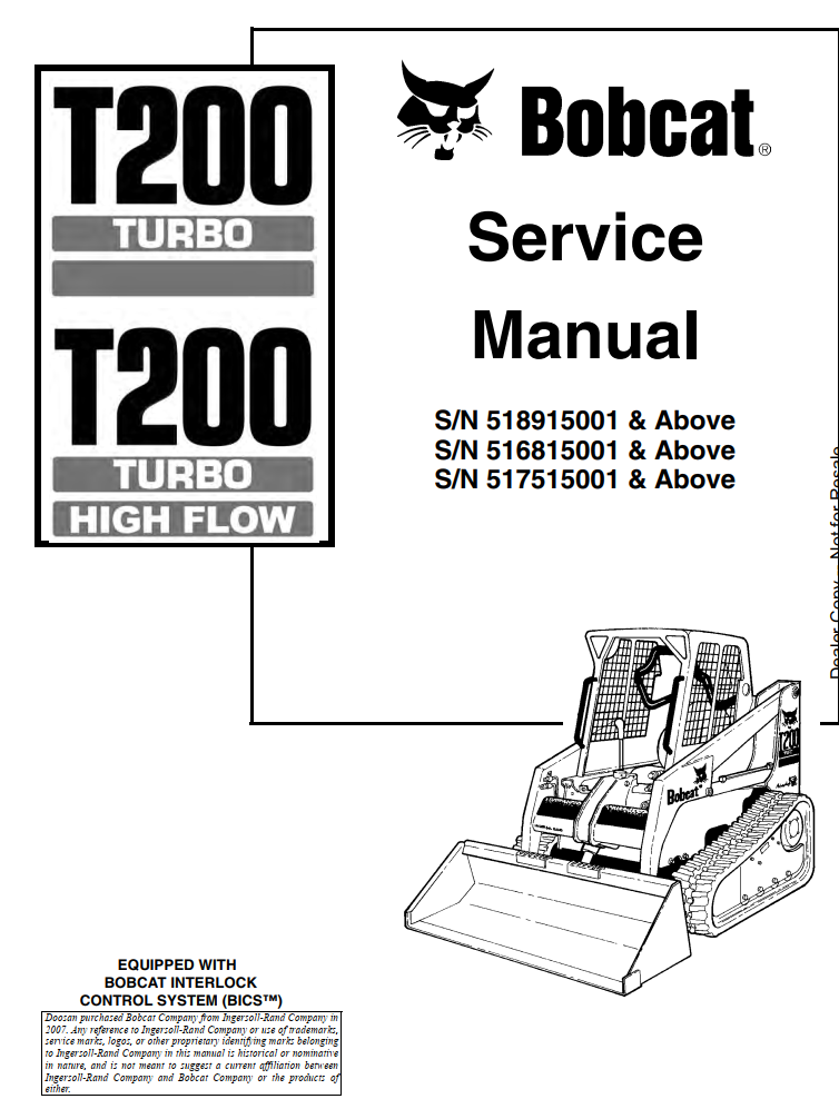 BOBCAT T200 TURBO HIGH FLOW COMPACT TRACK LOADER