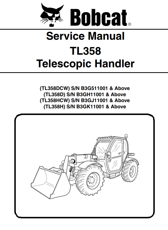 BOBCAT TL358 DCW D HCE H TELESCOPIC HANDLER