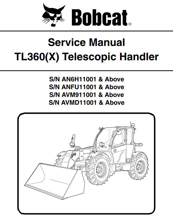 BOBCAT TL360 TELESCOPIC HANDLER