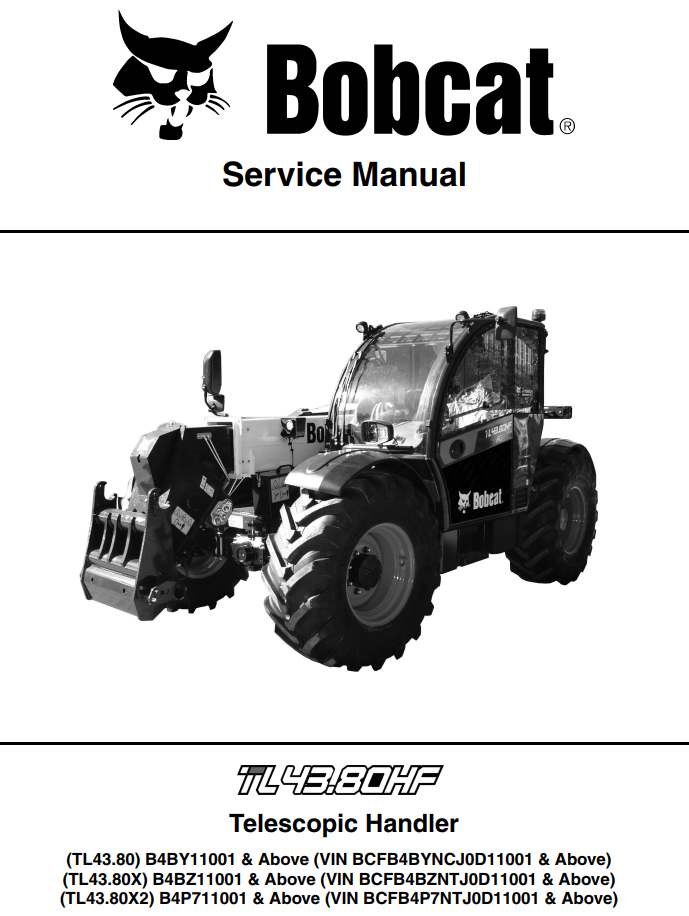 BOBCAT TL43.80 X X2 TELESCOPIC HANDLER