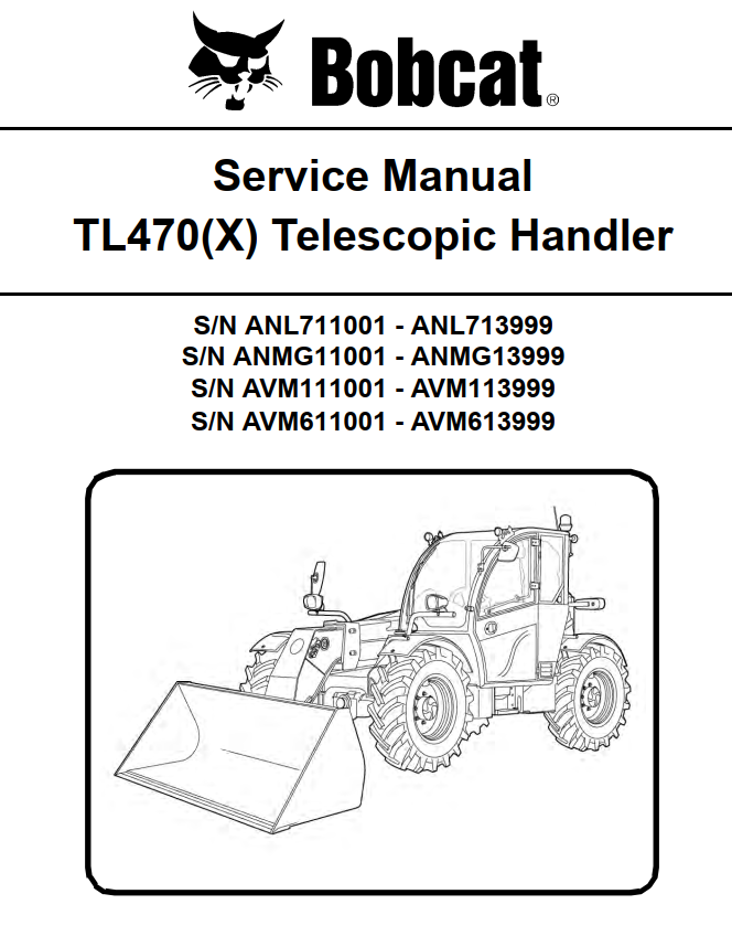 BOBCAT TL470 TELESCOPIC HANDLER