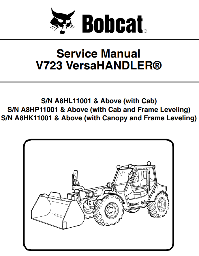 BOBCAT V723 4WD VERSA HANDLER