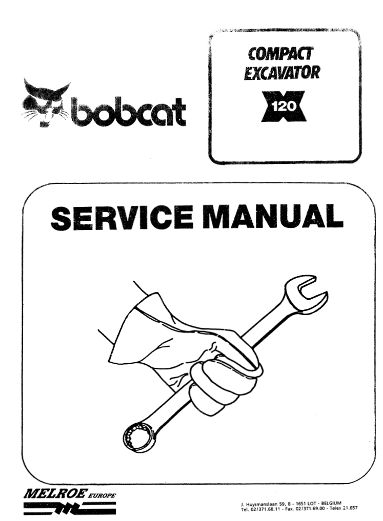 BOBCAT X 120 COMPACT MINI EXCAVATOR