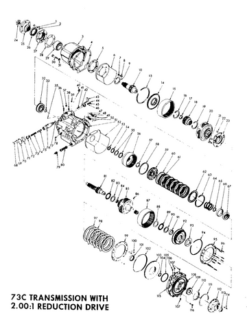 BORG WARNER VELVET DRIVE 70C 71C 72C 73C GEARBOX