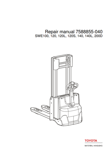 BT SWE 100 120 120L 120S 140 140L 160D 200D FORKLIFT