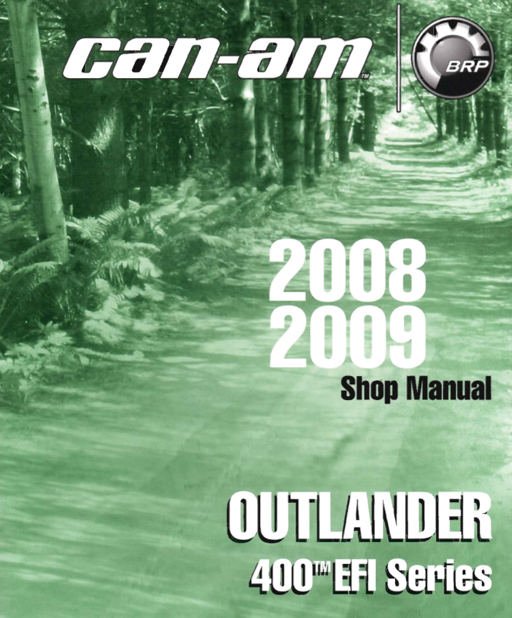 CAN-AM OUTLANDER 2008-2015 400 EFI ATV