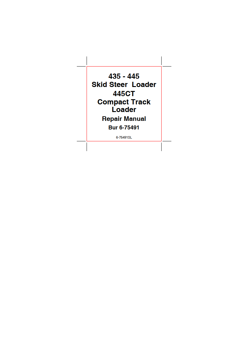 CASE 435 445 SKID STEER, 445CT COMPACT LOADER