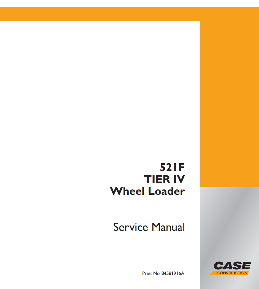 CASE 521F TIER 4 IV WHEEL LOADER TRACTOR