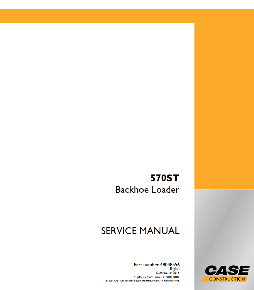 CASE 570ST THE KING BACKHOE LOADER