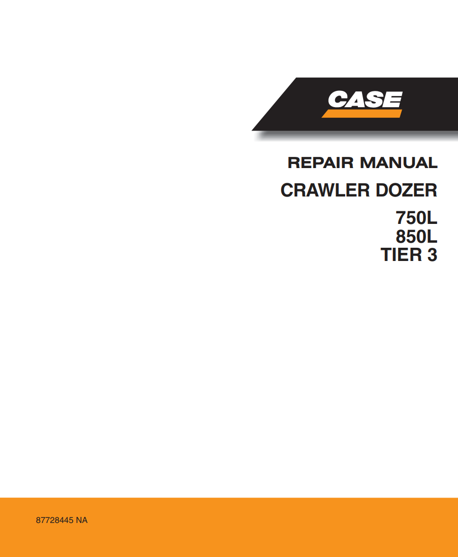 CASE 750L 850L TIER 3 CRAWLER DOZER TRACTOR