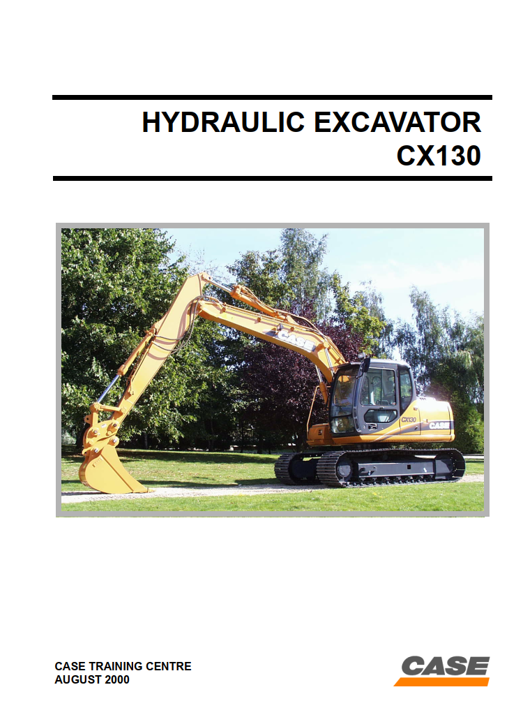 CASE CX130 EXCAVATOR