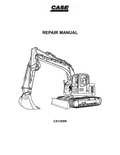 CASE CX135 CX135SR HYDRAULIC EXCAVATOR