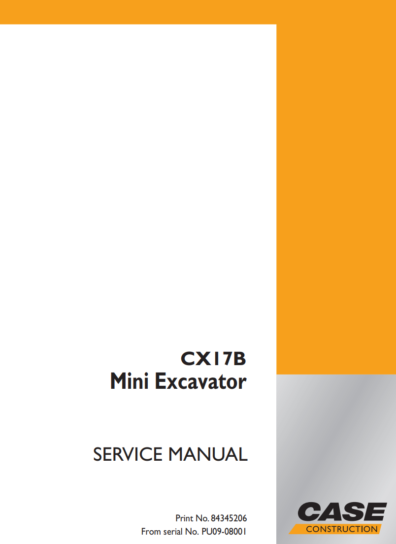 CASE CX17B MINI HYDRAULIC EXCAVATOR