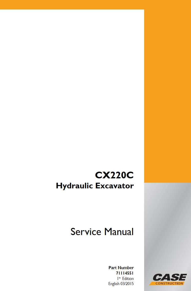 CASE CX220C STANDARD HYDRAULIC EXCAVATOR