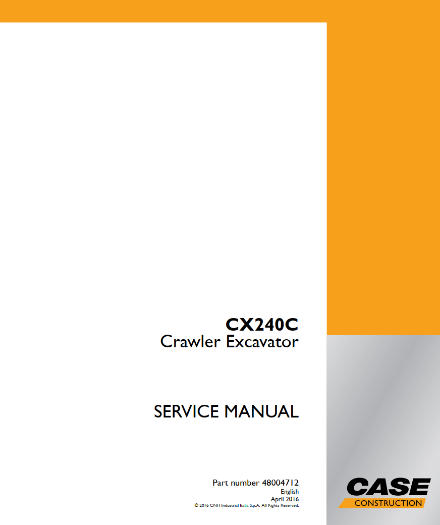 CASE CX240C STANDARD TIER III EXCAVATOR