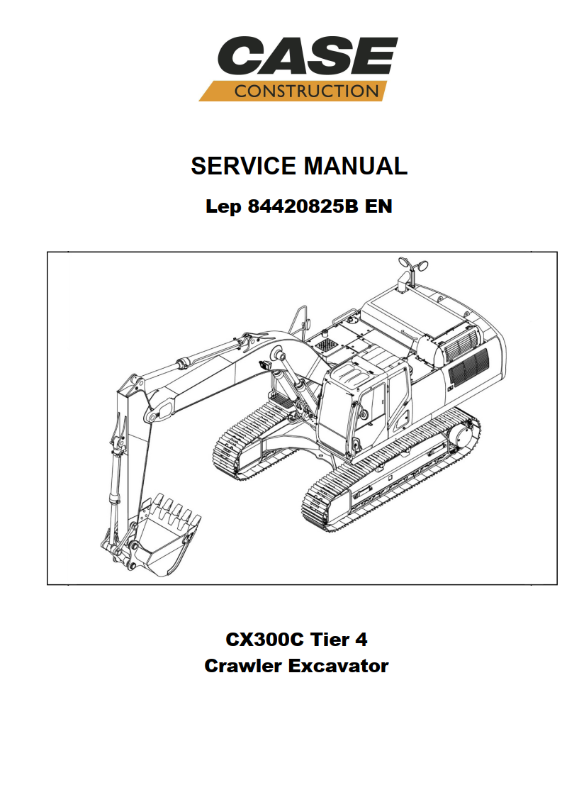 CASE CX300C TIER 4 CRAWLER EXCAVATOR