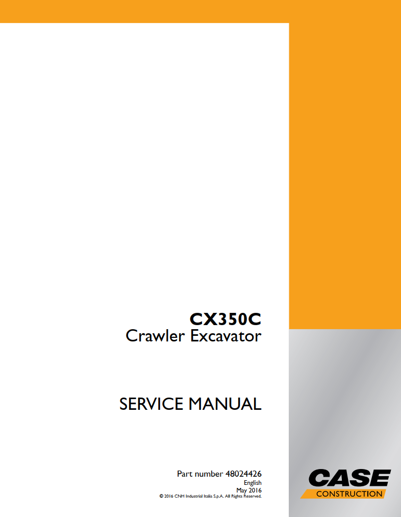 CASE CX350C LC TIER 3 AND 4 CRAWLER EXCAVATOR