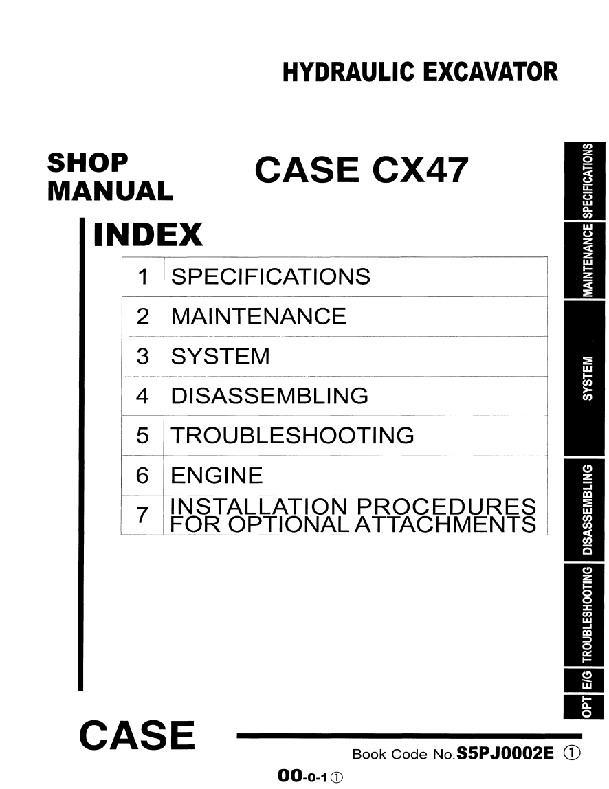 CASE CX47 MINI HYDRAULIC EXCAVATOR