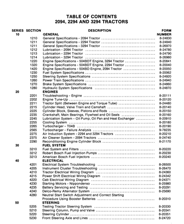 CASE IH 2094 2294 3294 TRACTOR