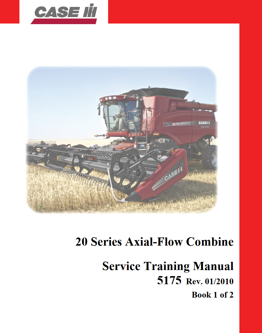 CASE IH 20 SERIES AFX 7120 8120 9120 AXIAL FLOW HARVESTER