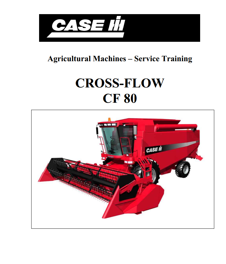 CASE IH CF80 CF 80 CROSS FLOW COMBINE