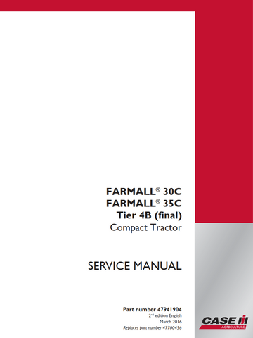 CASE IH FARMALL 30C 35C TIER 4B TRACTOR