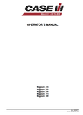 CASE IH MAGNUM 235 260 290 315 340 PST TRACTOR OPERATOR'S MANUAL