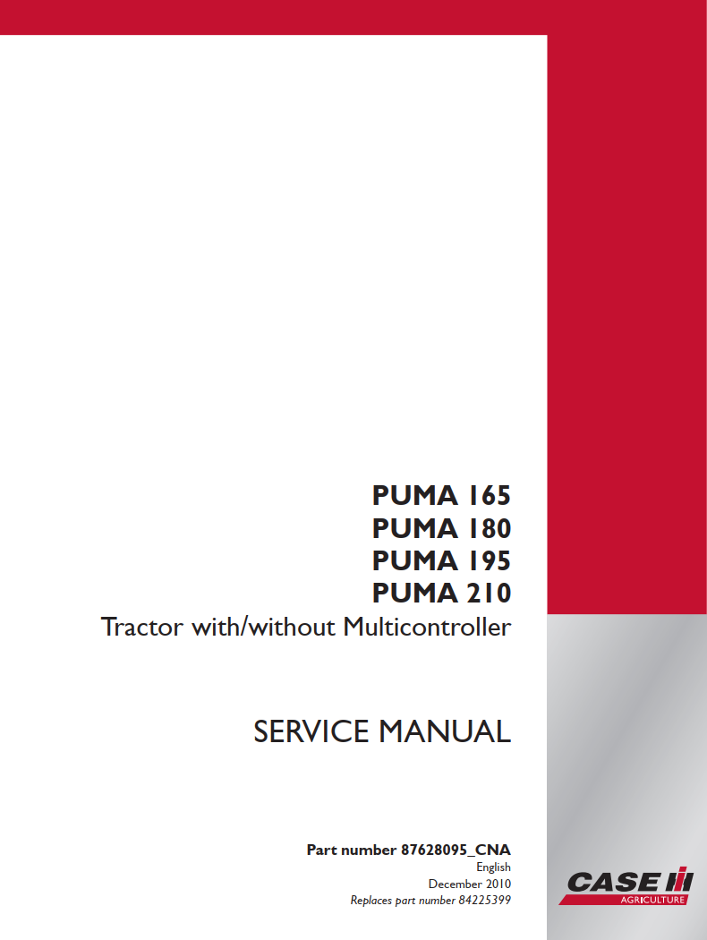 CASE IH PUMA 165 180 195 210 TRACTOR MULTI-CONTROLLER
