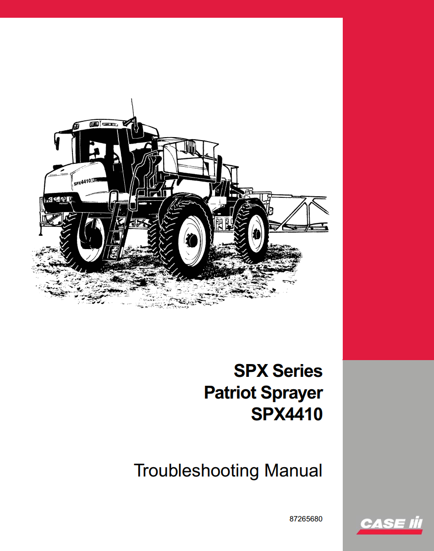 CASE IH SPX SERIES PATRIOT SPX 4410 SPRAYER