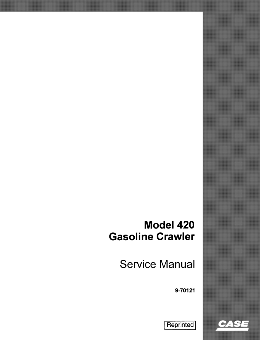 CASE MODEL 420 GASOLINE SKID STEER LOADER