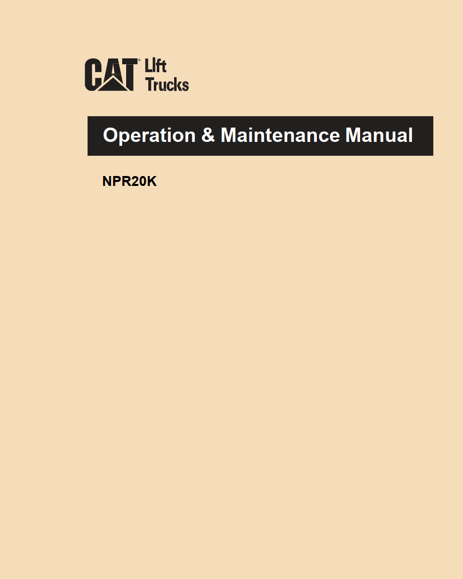 CATERPILLAR CATNPR20K PALLET TRUCK OPERATION
