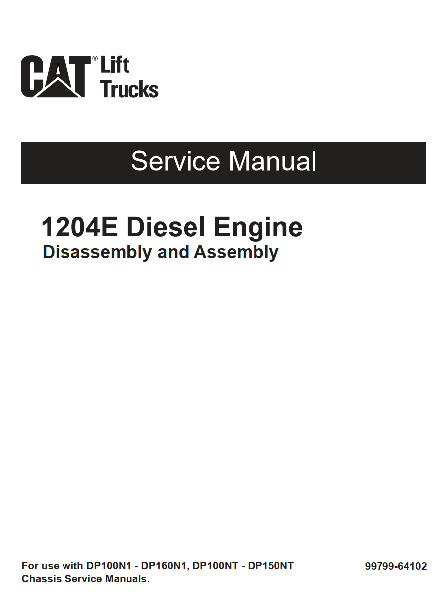 CATERPILLAR CAT 1204E DIESEL ENGINE SPECIFICATIONS