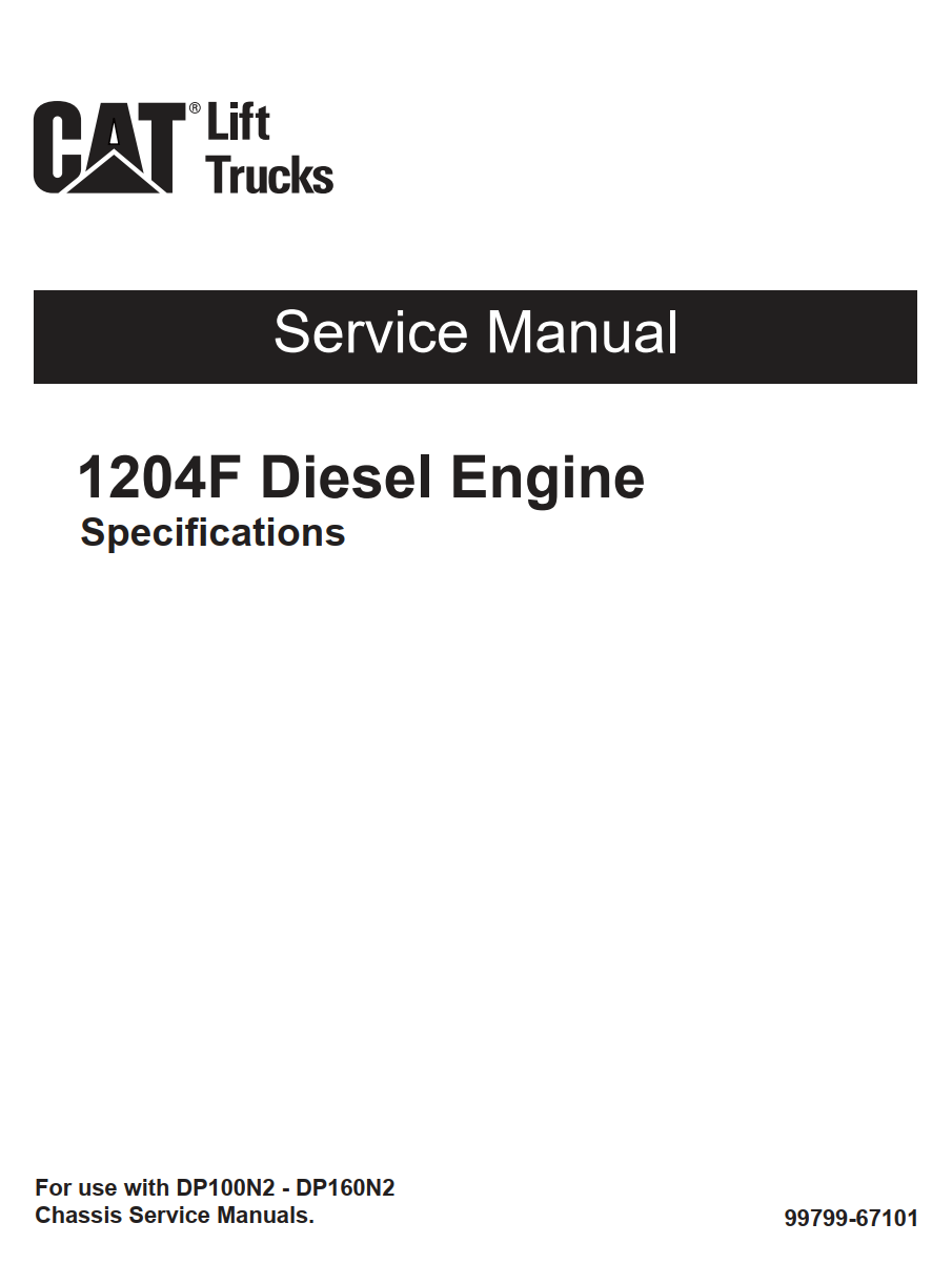 CATERPILLAR CAT 1204F INDUSTRIAL DIESEL ENGINE