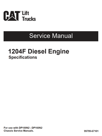CATERPILLAR CAT 1204F INDUSTRIAL DIESEL ENGINE