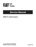 CATERPILLAR CAT 6D16 6M60-TL INDUSTRIAL DIESEL ENGINE SERVICE MANUAL