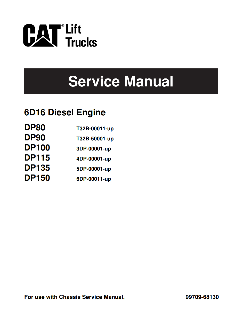 CATERPILLAR CAT 6D16 AND 6M60-TL INDUSTRIAL DIESEL ENGINE